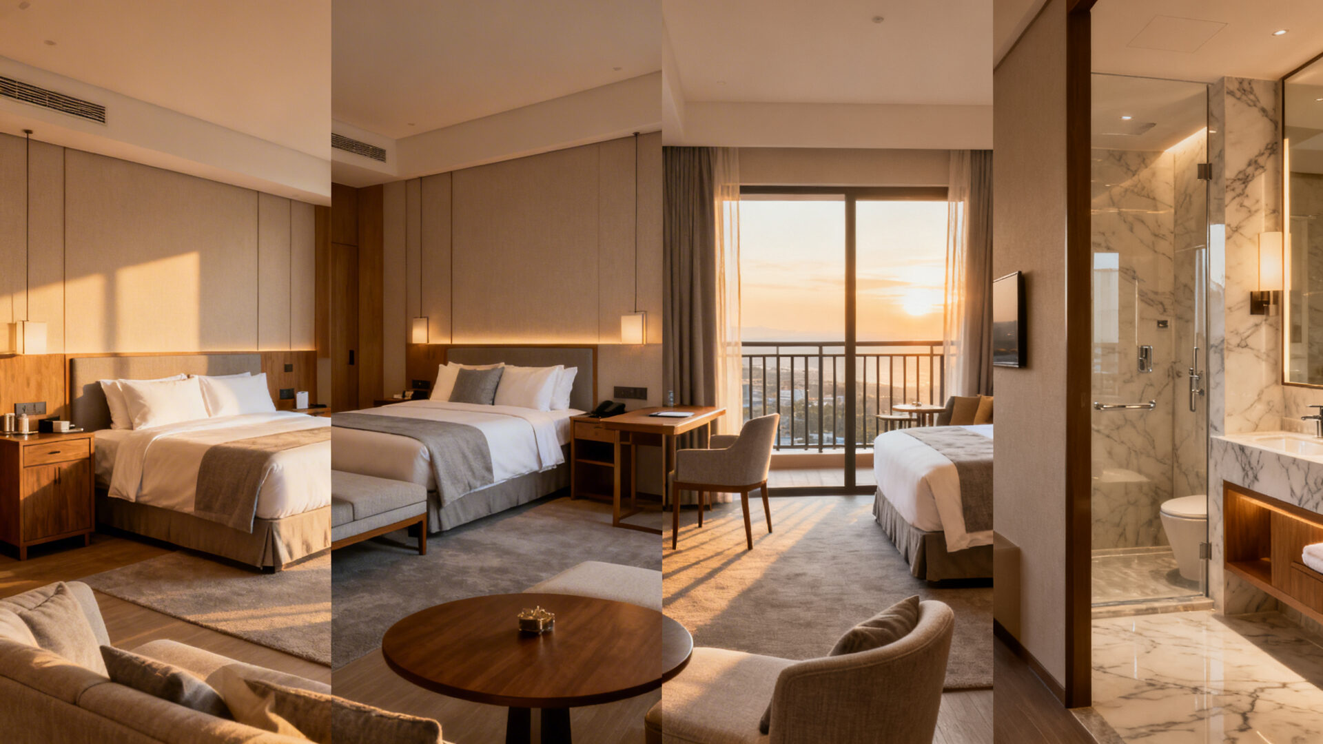 Comparer les types de chambres d’hôtel : standard, supérieure, deluxe, suite